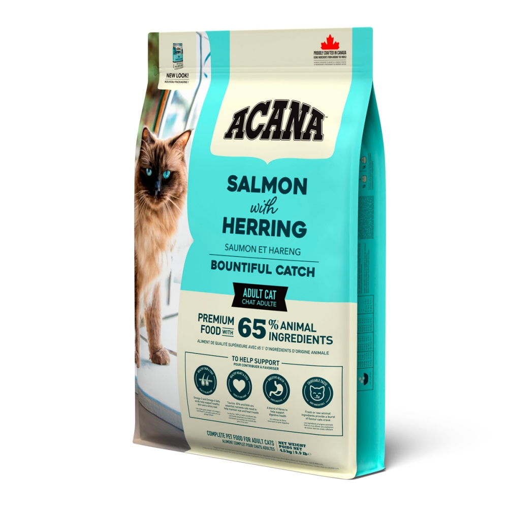 Acana Bountiful Catch Adult Cat Salmon Catfish & Herring, 1,8 кг
