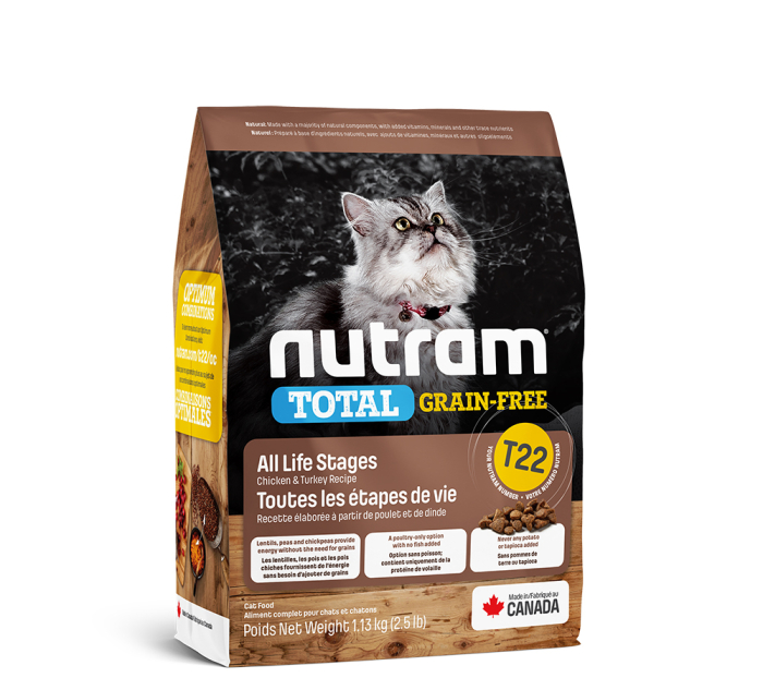 Nutram T24 Total Grain-Free Salmon & Trout Cat, 340 г