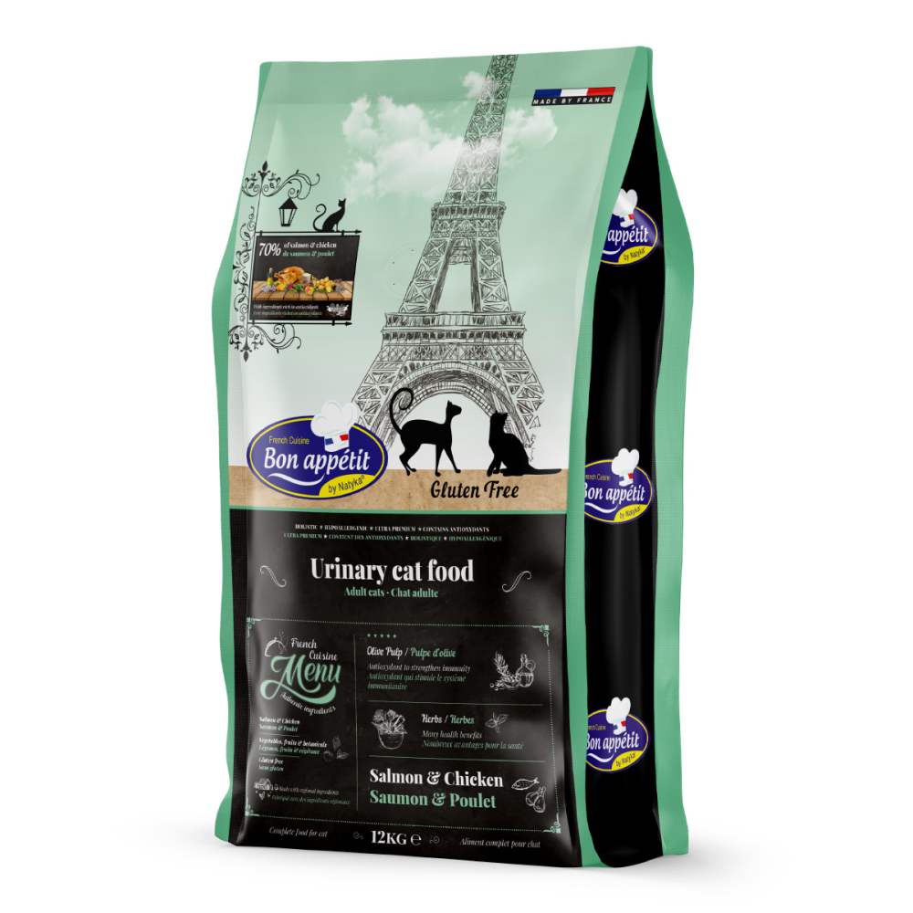 Bon Appetit Urinary Cat Salmon & Chicken & Rice, 400 г