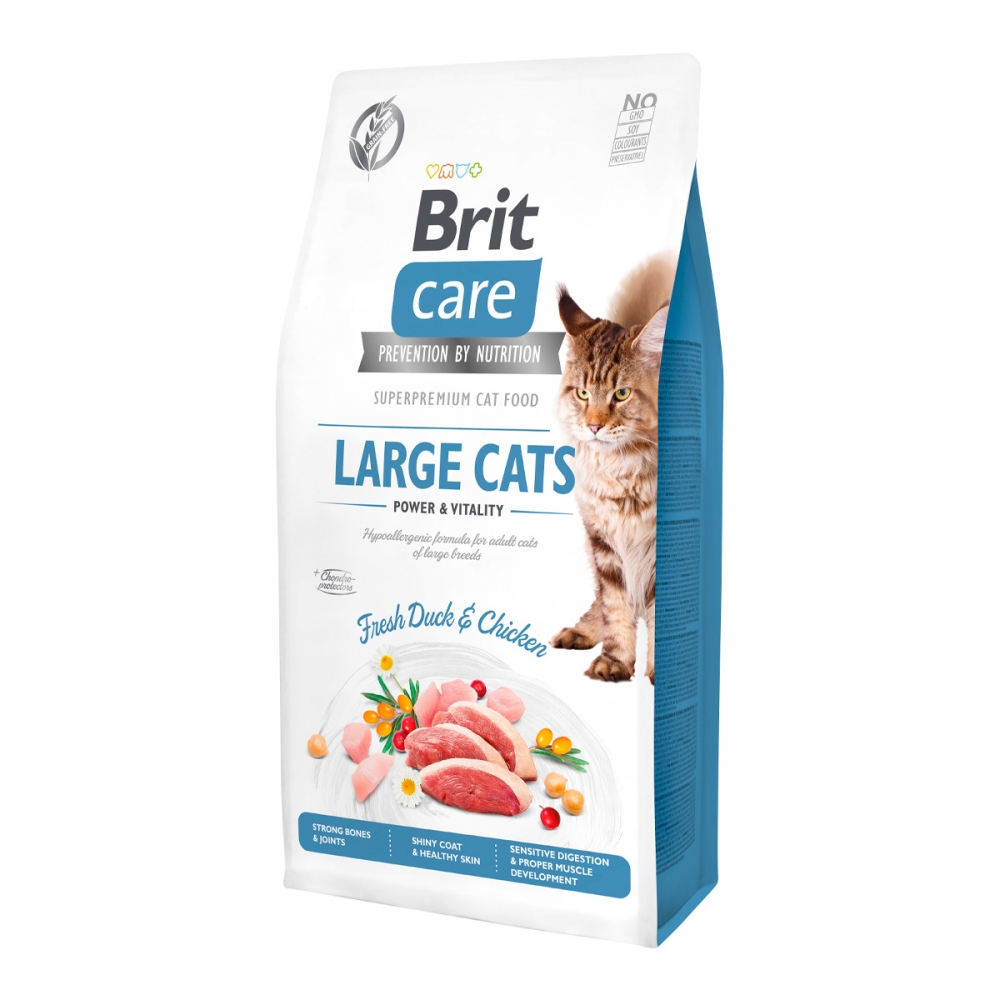 Brit Care Cat Grain-Free Large Cats Power and Vitality, 7 кг